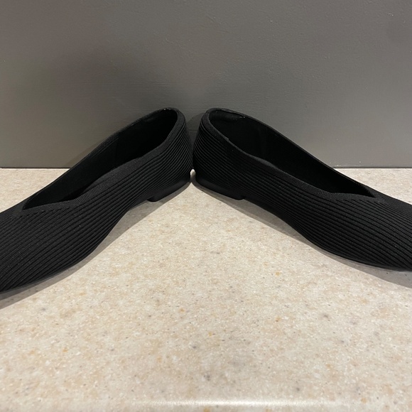 VIVAIA Margot Square Toe V Cut Flats (Margot 2.0) Knit Comfort Ballet US11/EU43 - Picture 7 of 12
